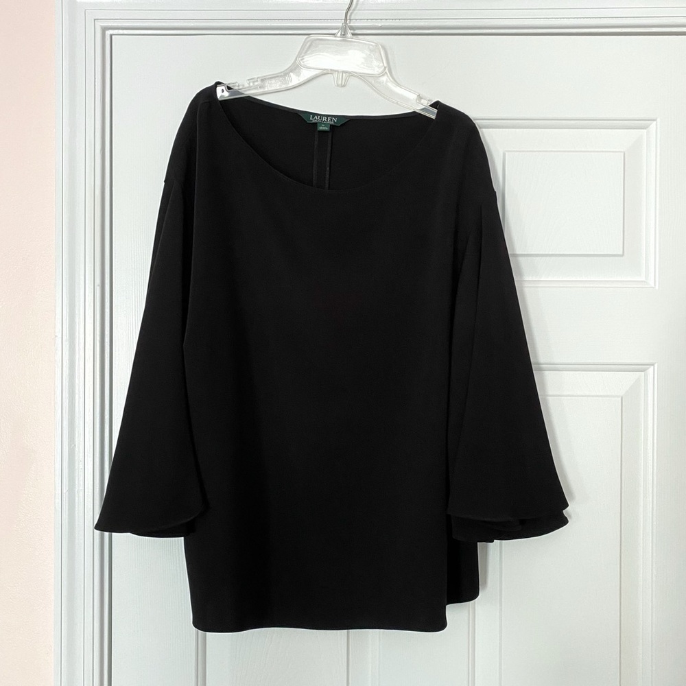 Ralph Lauren Flared Sleeve Blouse
